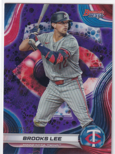2024 BOWMAN BEST #TP-12 BROOKS LEE 132/250- MINNESOTA TWINS