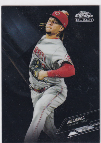 2021 TOPPS CHROME BLACK #20 LUIS CASTILLO- CINCINNATI REDS