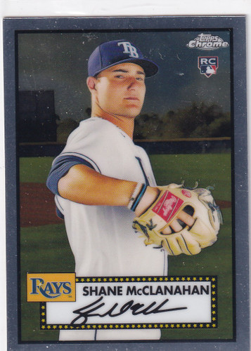 2021 TOPPS CHROME #90 SHANE MCCLANAHAN- TAMPA BAY RAYS