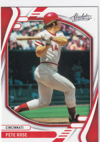 2022 ABSOLUTE #81 PETE ROSE- CINCINNATI REDS