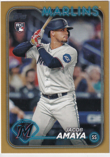 2024 TOPPS SERIES ONE #144 JACOB AMAYA /2024- MIAMI MARLINS