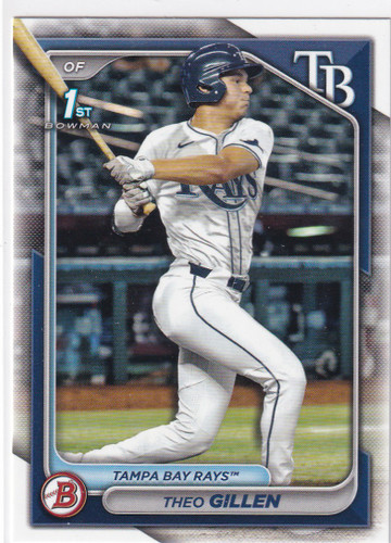 2024 BOWMAN #BD-73 THEO GILLEN- TAMPA BAY RAYS