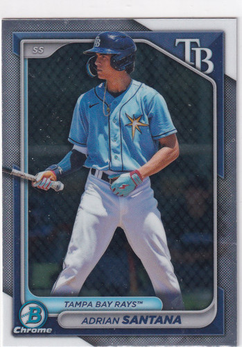 2024 BOWMAN CHROME #BCP-61 ADRIAN SANTANA- TAMPA BAY RAYS