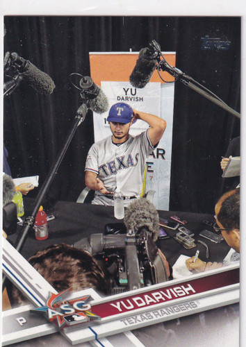 2017 TOPPS UPDATE #US156 YU DARVISH ALL STAR GAME- TEXAS RANGERS