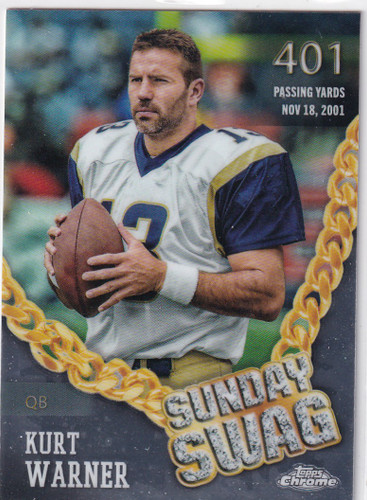 2024 TOPPS CHROME #SS-14 KURT WARNER SUNDAY SWAG- ST LOUIS CARDINALS