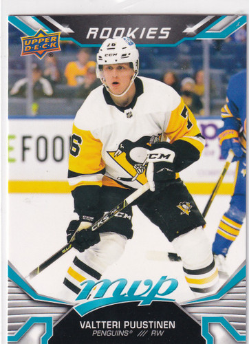 2022-23 UPPER DECK MVP #247 VALTTERI PUUSTINEN ROOKIES- PITTSBURGH PENGUINS