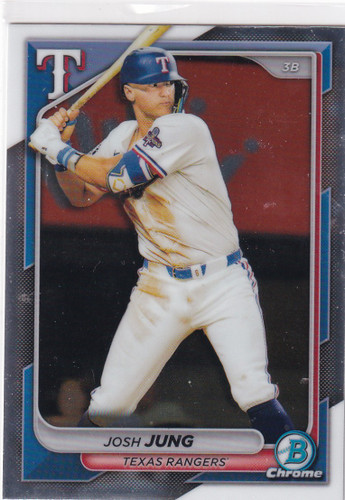 2024 BOWMAN CHROME #99 JOSH JUNG- TEXAS RANGERS
