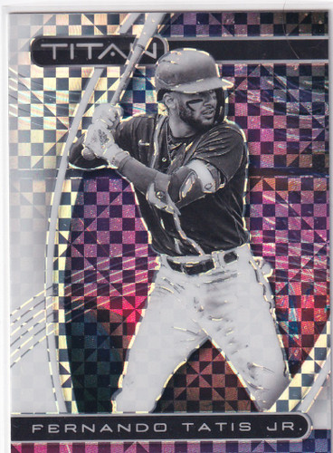 2021 CHRONICALS TITAN #12 FERNANDO TATIS JR X FRACTOR- SAN DIEGO PADRES