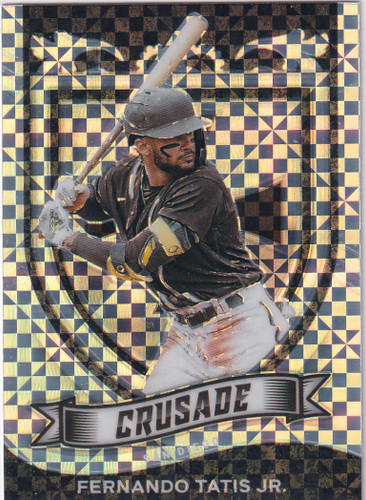 2021 CHRONICAL CRUSADE #5 FERNANDO TATIS JR X FRACTOR- SAN DIEGO PADRES