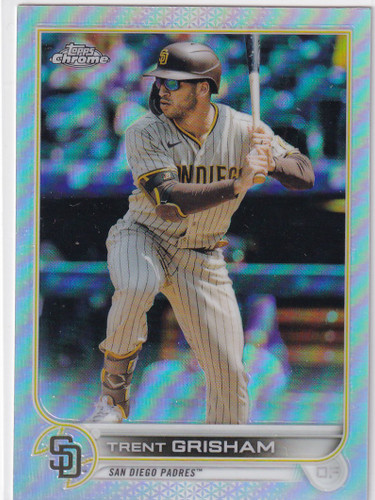 2022 TOPPS CHROME #175 TRENT GRISHAM REFRACTOR- SAN DIEGO PADRES