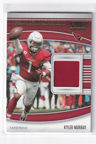 2022 SCORE #SM12 KYLER MURRAY SCORING MATERIALS PATCH- ARIZONA CARDINALS