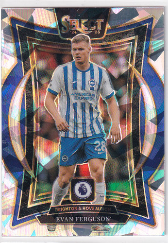 2024-25 SELECT PREMIER #37 EVAN FERGUSON CRACKED ICE- BRIGHTON & HOVE ALBION