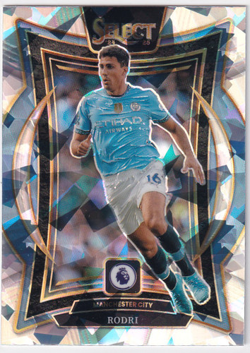 2024-25 SELECT PREMIER #52 RODRI CRACKED ICE- MANCHESTER CITY