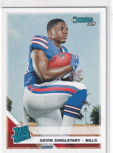 2019 DONRUSS #328 DEVIN SINGLETARY- BUFFALO BILLS