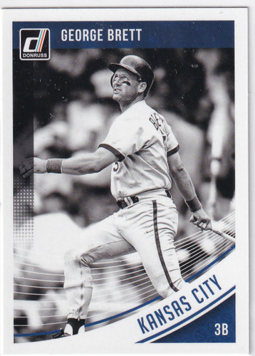 2018 DONRUSS #120 GEORGE BRETT- KANSAS CITY ROYALS