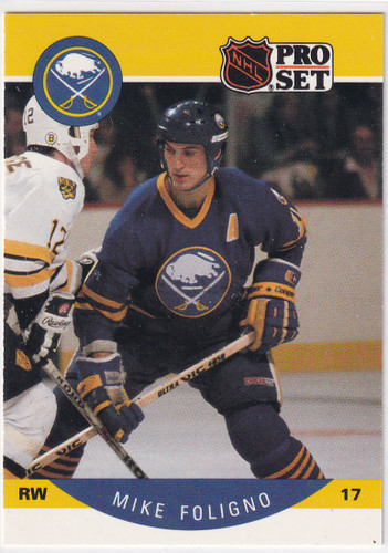 1990 PRO SET #20 MIKE FOLINGO- BUFFALO SABRES