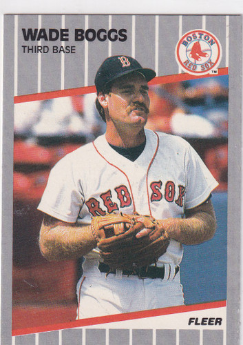 1989 FLEER #81 WADE BOGGS- BOSTON RED SOX