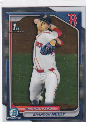 2024 BOWMAN CHROME #BDC-122 BRANDON NEELY- BOSTON RED SOX