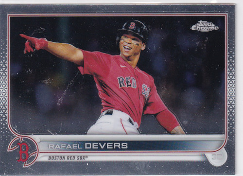 2022 TOPPS CHROME #171 RAFAEL DEVERS- BOSTON RED SOX