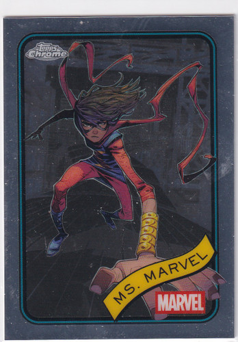 2025 TOPPS CHROME #130 MS MARVEL- MARVEL