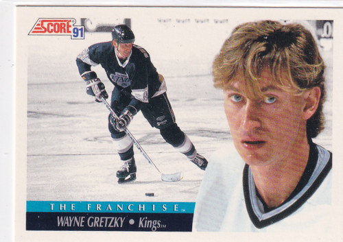 1991 SCORE #422 WAYNE GRETZKY THE FRANCHISE- LOS ANGELES KINGS
