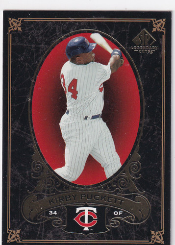 2007 UPPER DECK LEGENDARY CUTS #44 KIRBY PUCKETT- MINNESOTA TWINS