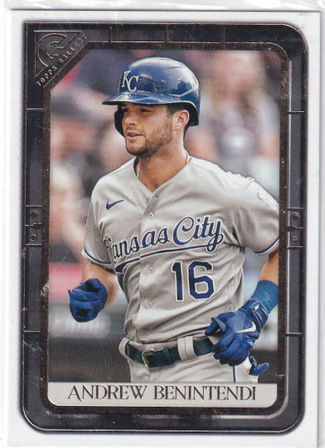 2021 TOPPS GALLERY #69 ANDREW BENINTENDI- KANSAS CITY ROYALS