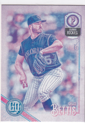 2018 TOPPS GYPSY QUEEN #160 CHAD BETTIS- COLORADO ROCKIES