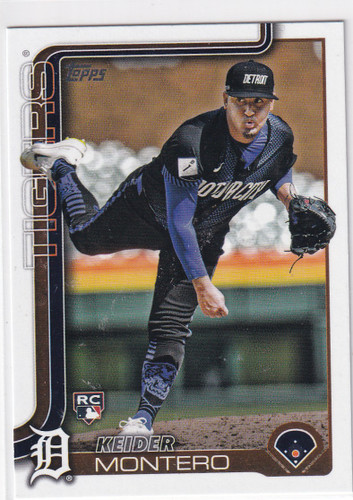 2025 TOPPS SERIES TWO #665 KEIDER MONTERO- DETROIT TIGERS