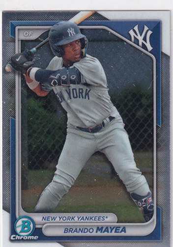 2024 BOWMAN CHROME #BCP-84 BRANDO MAYEA- NEW YORK YANKEES