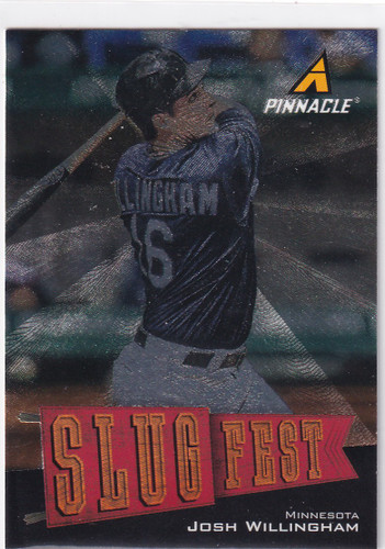 2013 PINNACLE #S11 JOSH WILLINGHAM SLUG FEST- MINNESOTA TWINS