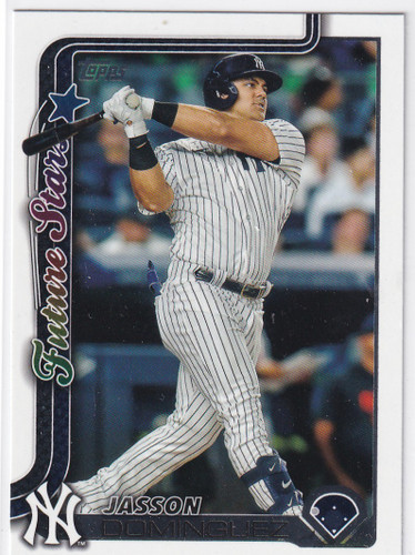 2025 TOPPS SERIES TWO #590 JASSON DOMINGUEZ FUTURE- NEW YORK YANKEES