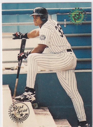 1995 TOPPS STADIUM #318 FRANK THOMAS BEST SEAT- CHICAGO WHITE SOX