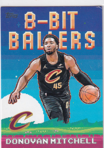 2025 TOPPS #8B-11 DONOVAN MITCHELL 8 BIT BALLERS- CLEVELAND CAVALIERS