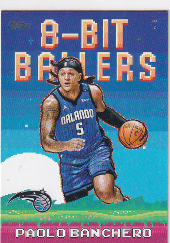 2025 TOPPS #8B-9 PAOLO BANCHERO 8 BIT BALLERS- ORLANDO MAGIC