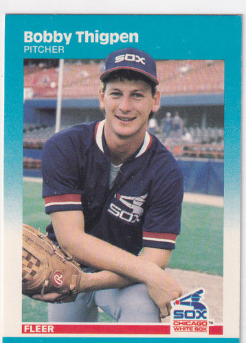1987 FLEER #507 BOBBY THIGPEN- CHICAGO WHITE SOX