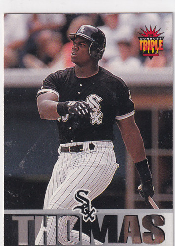 1994 DONRUSS #269 FRANK THOMAS TRIPLE PLAY- CHICAGO WHITE SOX