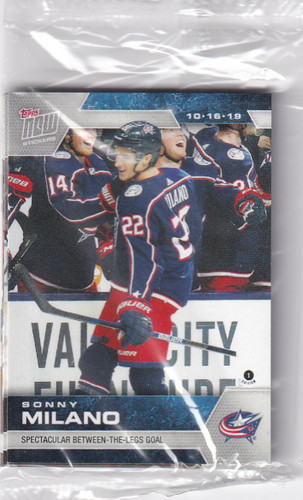 2019-20 TOPPS NOW STICKER PACK 19-27 WEEK 3 JACK HUGHES RC- NEW JERSEY DEVILS