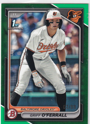 2024 BOWMAN #BD-21 GRIFF OFERRALL 2/99- BALTIMORE ORIOLES