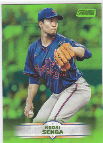 2025 Topps Stadium Club #144 Kodai Senga Lime Green New York Mets