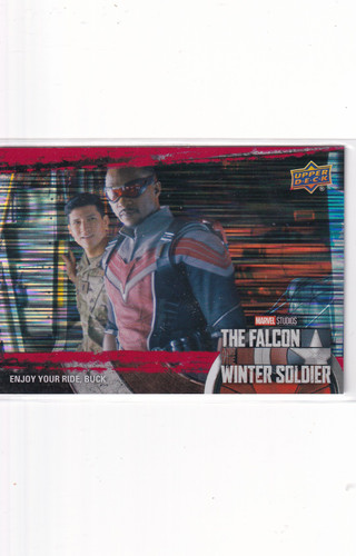 2022 UPPER DECK #15 THE FALCON & WINTER SOLDIER SAM WILSON FOIL- MARVEL