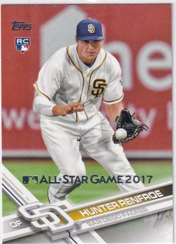 2017 TOPPS SERIES 2 #381 HUNTER RENFROE- SAN DIEGO PADRES
