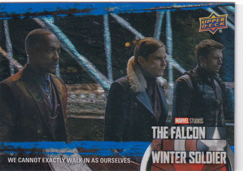 2022 UPPER DECK #28 THE FALCON & WINTER SOLDIER WILSON & BARNES FOIL- MARVEL
