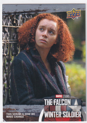 2022 UPPER DECK #46 FALCON & WINTER SOLDIER SERUM IS HOW WE MAKE CHANGE- MARVEL