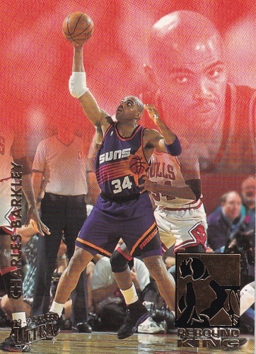 1994 FLEER #1 CHARLES BARKLEY REBOUND KING- PHOENIX SUNS