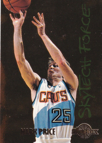 1995 SKYBOX #SF21 MARK PRICE SKYTECH FORCE- CLEVELAND CAVALIERS