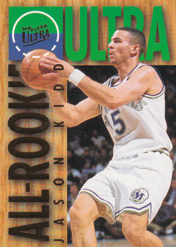 1995 FLEER #5 JASON KIDD ALL ROOKIE- DALLAS MAVERICKS