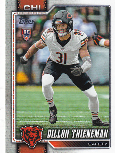 2026 TOPPS #350 DILLON THIENEMAN- CHICAGO BEARS