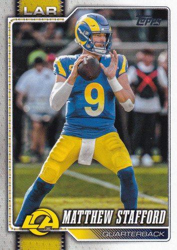 2026 TOPPS #115 MATTEW STAFFORD- LOS ANGELES RAMS