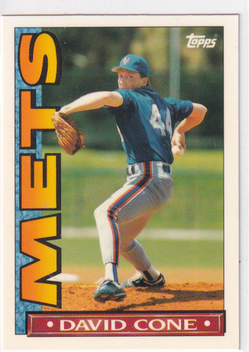 1990 TOPPS #8 DAVID CONE- NEW YORK METS
